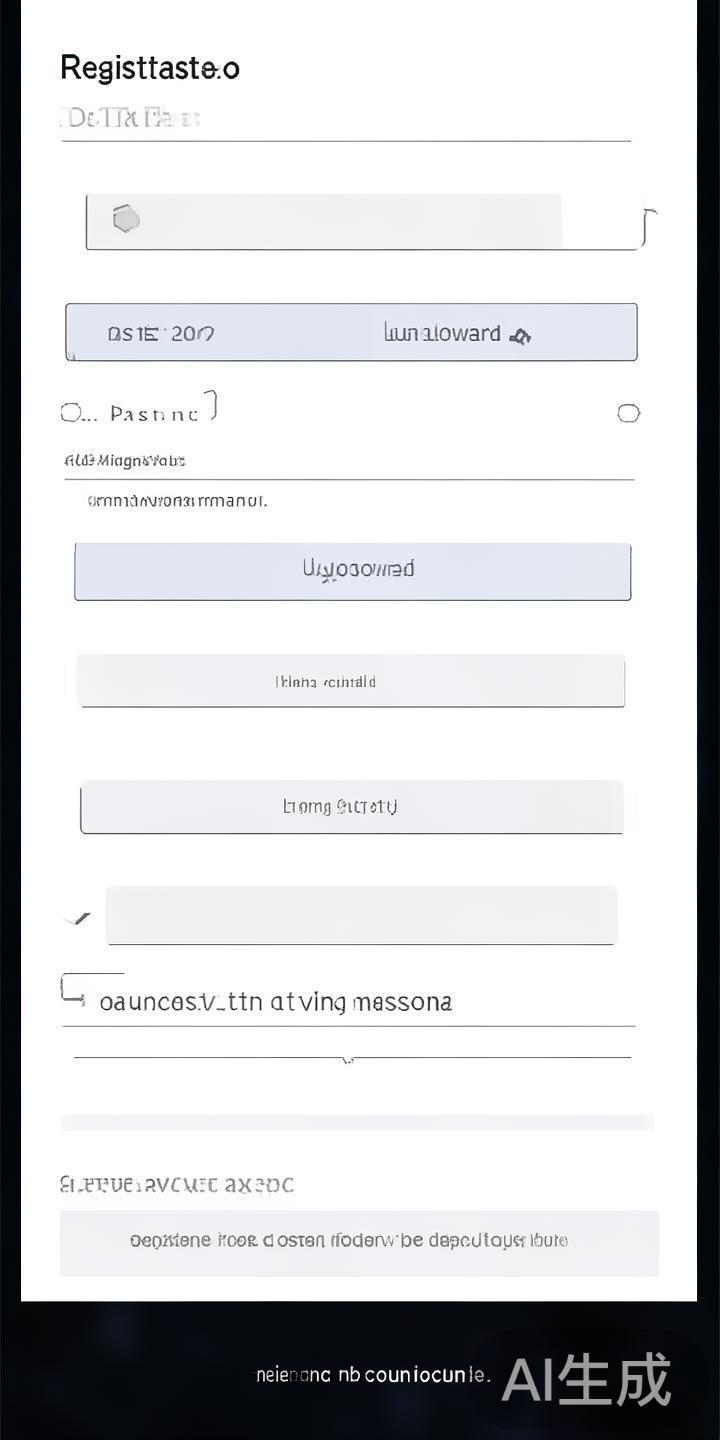 在注册页面，用户需填写包括用户名、登录密码、确认密